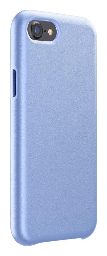 krotektive Abdeckung Cellularline Elite für Apple iPhone SE (2020)/8/7/6, PU-Leder, hellblau