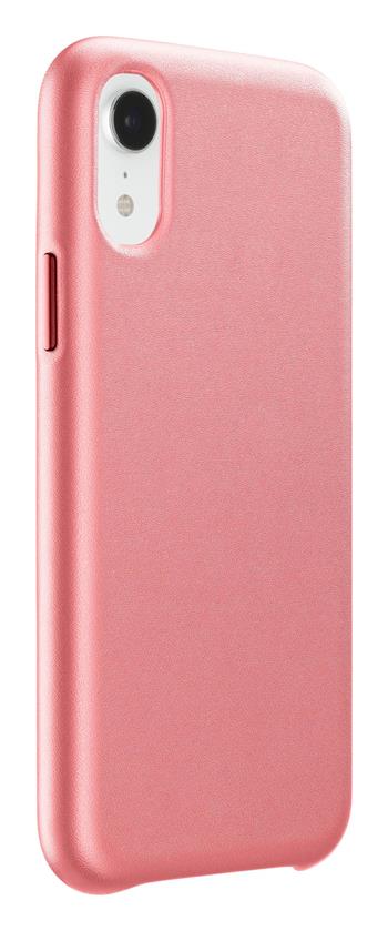 Protective cover Cellularline Elite for Apple iPhone XR, PU leather, salmon