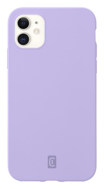Protective silicone cover Cellularline Sensation for Apple iPhone 12, purple