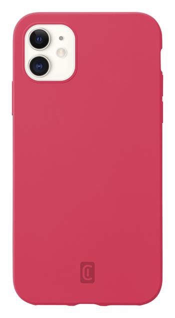 Ochranný silikónový kryt Cellularline Sensation pre Apple iPhone 12 mini, coral red