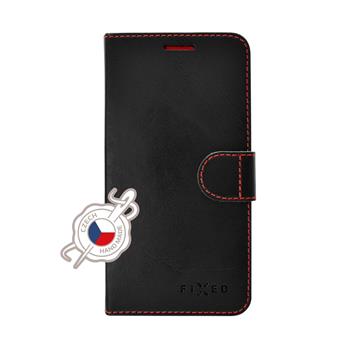 Pouzdro typu kniha FIXED FIT pro Xiaomi Redmi 9A/9A 2022, černé