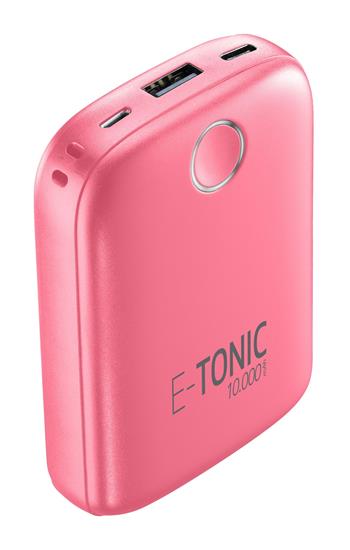 Kompaktní PowerBank E-Tonic 10 000 mAh, ružová