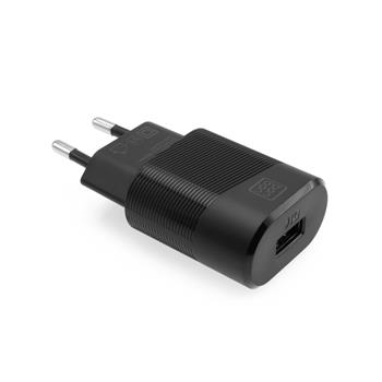 Sbon charger with USB output, 10W, black