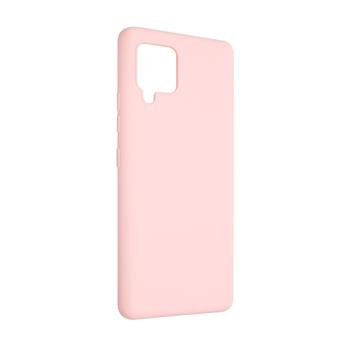 Back gummierte Abdeckung FIXED Story für Samsung Galaxy A42 5G, pink