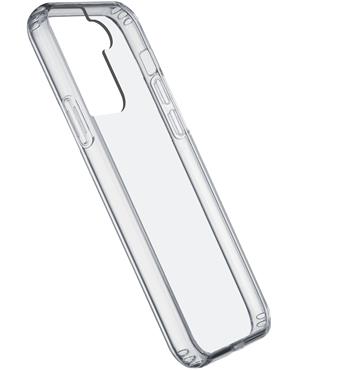 Back clear cover with protective frame Cellularline Clear Duo for Samsung Galaxy S21, transparent