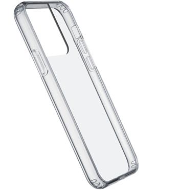 Back clear cover with Cellularline Clear Duo protective frame for Samsung Galaxy S21 Ultra, transparent