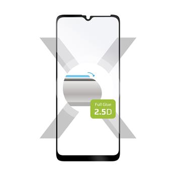 Ochranné tvrdené sklo FIXED Full-Cover pre Motorola Moto G10/G30, lepenie cez celý displej, čierne