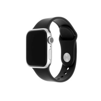 FIXED Silicon Strap Set für Apple Watch 42/44/45 mm, schwarz