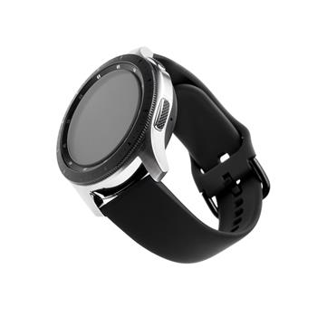 Silikonový remienok FIXED Silicone Strap s šírkou 20mm pre smartwatch, čierny