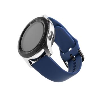 Silikónový remienok FIXED Silicone Strap s Quick Release 20mm pre smartwatch, modrý