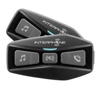 Bluetooth headset pre uzavreté a otvorené prilby Interphone U-COM2, Twin Pack