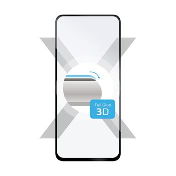 Ochranné tvrdené sklo FIXED 3D Full-Cover pre Samsung Galaxy A52/A52 5G/A52s 5G, s lepením cez celý displej, čierne