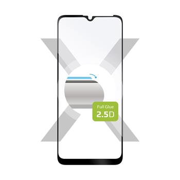 Ochranné tvrdené sklo FIXED Full-Cover pre Motorola Moto G50/G50 5G, lepenie cez celý displej, čierne
