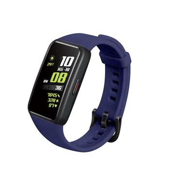 FIXED Silicone Strap for Huawei Band 6, blue