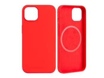 Zadní kryt FIXED MagFlow s podporou MagSafe pro Apple iPhone 13, červený