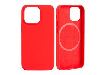 Zadný kryt FIXED MagFlow s podporou MagSafe pre Apple iPhone 13 Pro, červený