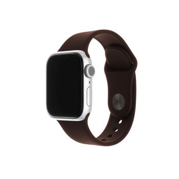 FIXED Silicon Strap Set für Apple Watch 38/40/41 mm, Kakao