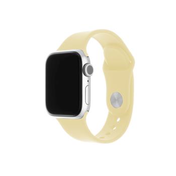 FIXED Silicon Strap Set für Apple Watch 38/40/41 mm, hellgelb