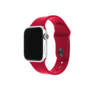 FIXED Silicon Strap Set für Apple Watch 38/40/41 mm, Granatapfel