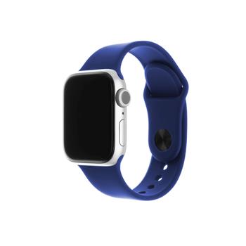 FIXED Silicon Strap Set für Apple Watch 42/44/45 mm, ozeanblau