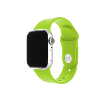 FIXED Silicon Strap Set für Apple Watch 42/44/45 mm, grün