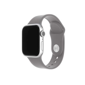 FIXED Silicon Strap Set für Apple Watch 42/44/45 mm, hellgrau