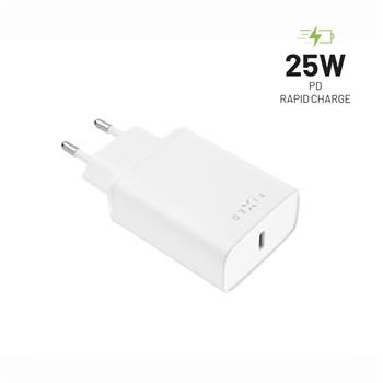 FIXED USB-C Travel Charger 25W, white