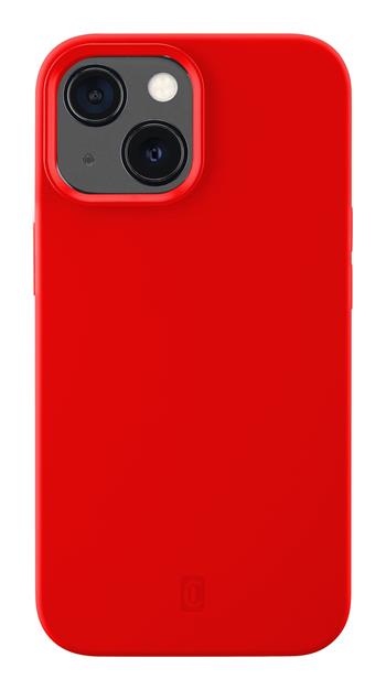 Ochranný silikónový kryt Cellularline Sensation pre Apple iPhone 13 červený