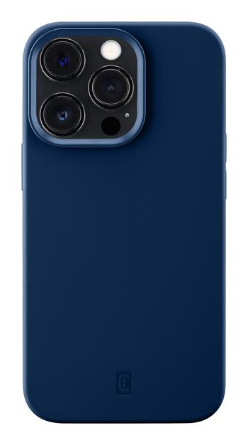 Pschützende Silikonhülle Cellularline Sensation für Apple iPhone 13 Pro Max, blau