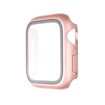 Ochranné pouzdro FIXED Pure+ s temperovaným sklem pro Apple Watch 40mm, růžové