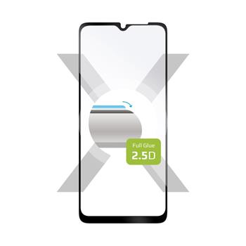 FIXED Full-Cover 2,5D Schutzglas für Samsung Galaxy A13/A13 5G, schwarz