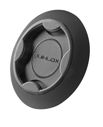 Adhezívna základňa Interphone SMQUIKLOXPAD pre držiaky QUIKLOX, čierna