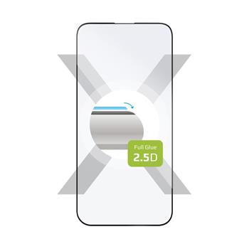 FIXED Full-Cover 2,5D Schutzglas für Apple iPhone 14 Pro Max, schwarz