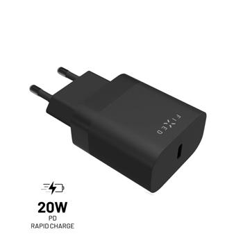 FIXED USB-C Travel Charger 20W, black