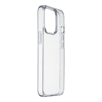 Back cover with protective frame Cellularline Clear Duo for iPhone 14 PRO MAX, transparent