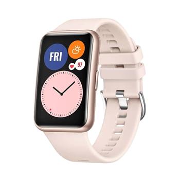 FIXED Silicon Strap für Huawei Watch FIT, pink