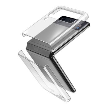 Set Schutzhüllen Cellularline Clear Case für Samsung Galaxy Z Flip4, klar