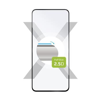 FIXED Full-Cover 2,5D Schutzglas für Xiaomi 12 Lite 5G NE, schwarz