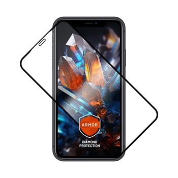 FIXED Armor Full Cover 2,5D Tempered Glass with applicator for Apple iPhone XR/11, black