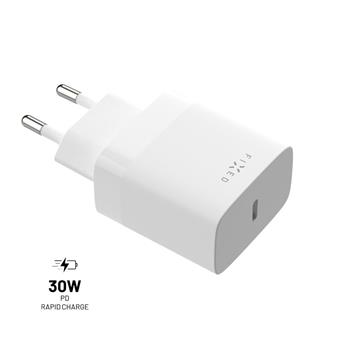 FIXED USB-C Travel Charger 30W, white