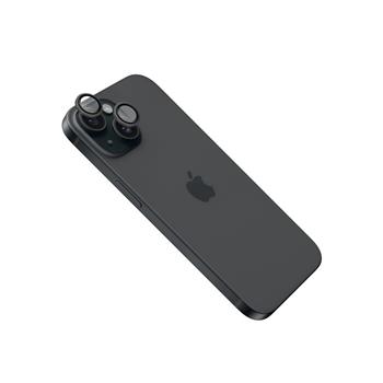 Ochranné sklá šošoviek fotoaparátov FIXED Camera Glass pre Apple iPhone 15/15 Plus, space gray