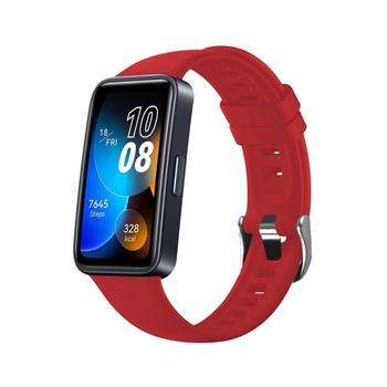 FIXED Silicone Strap for Huawei Band 8/9, red