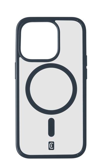 Zadný kryt Cellularline Pop Mag s podporou Magsafe pre Apple iPhone 15 Pro Max, číry/modrý