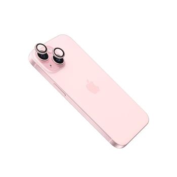 FIXED Kameraglas für Apple iPhone 15/15 Plus, pink