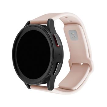 FIXED Silicone Sporty Strap Set mit Quick Release 20mm für Smartwatch, Pink