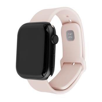 FIXED Silicone Sporty Strap Set for Apple Watch 42/44/45mm, Pink
