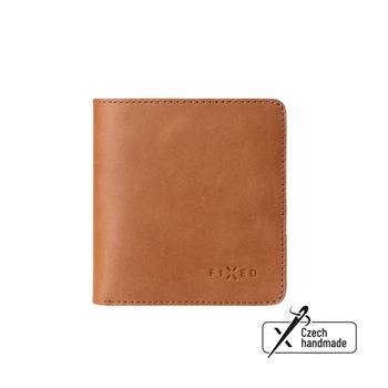 Kožená peňaženka FIXED Classic Wallet z pravej hovädzej kože, hnedá