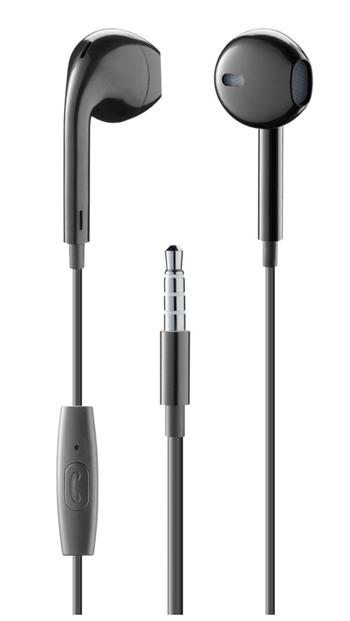 Kabelgebundener Kopfhörer Music Sound mit 3,5-mm-Klinkenanschluss, schwarz