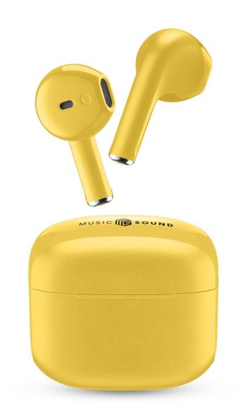 TWS wireless earphones Music Sound, yellow