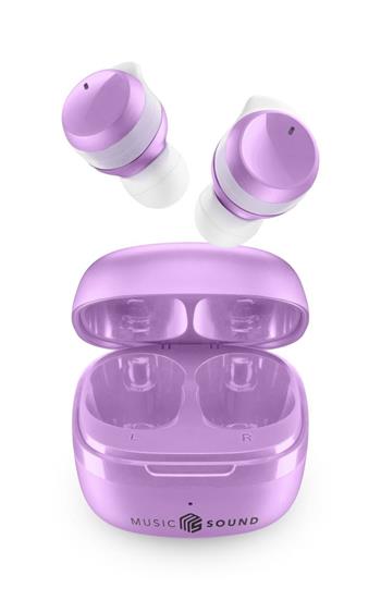 TWS wireless earbuds Music Sound, purple